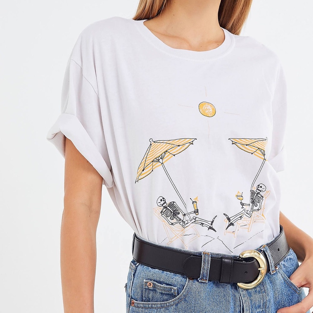 Urban Outfitters Project Social T Skeleton T-Shirt